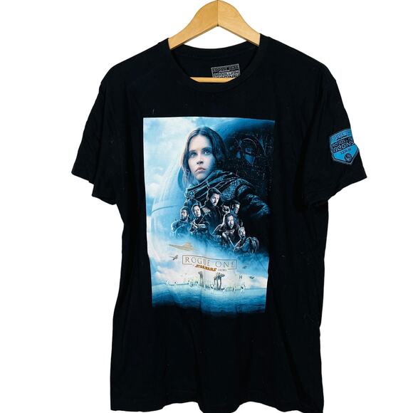 Star Wars Rogue One Graphic Tee Opening 12.16.16 Black Short Sleeve - M - Picture 1 of 4